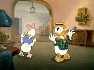 donald duck,daisy duck,dance party,dance,friday morning dance party