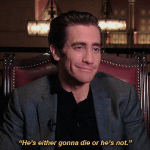 gyllenhaaledit,jake gyllenhaal,interviews,im posting this very late at night i know but im watching some of his old interviews and this always