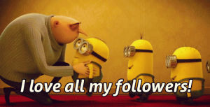 despicable me,followers,love,movie,disney,i love you