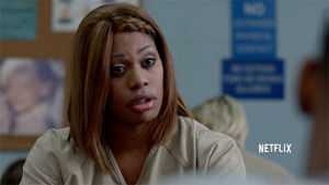 orange is the new black,shocked,oitnb,huh,shook,laverne cox,oh really,trans women,o rly