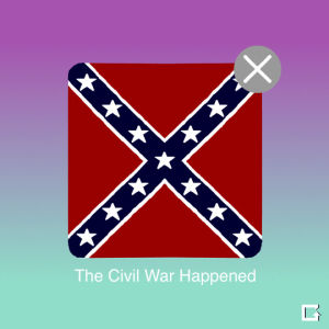 confederate flag,apple,gifnews
