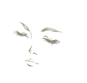 sketch,green,eyelashes,girl,eyes