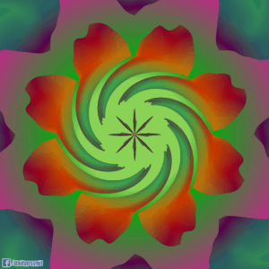 mandala,trippy,psychedelic,spiral,loop,flower,spectral,phil robertson
