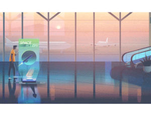 illustration,airport,vancouver,future,yvr,flight,design