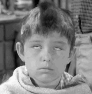 leave it to beaver,1950s,jerry mathers,absurdnoise,evil,possessed,vintage tv,50s tv
