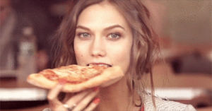 kloss,model,pizza,sweet,eat,karlie kloss,karlie