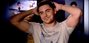 smug,satisfied,happy,smile,reactions,zac efron,smiling,content