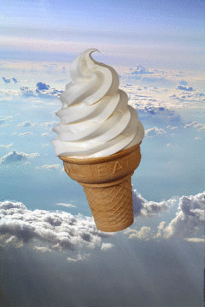 vanilla,ice cream,heaven,shaking food,cone