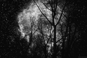 black and white,galaxy,nature,stars
