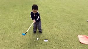 tantrum,mini golf,toddler