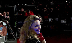 reaction,lovey,celebrity,2012,madonna,london,red caet
