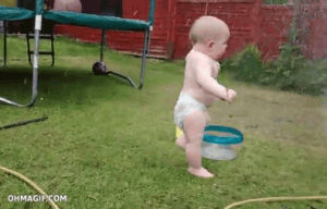 sprinkler,running,toddler,water,face,mixed