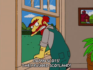 episode 12,angry,mad,season 15,mean,groundskeeper willie,15x12,hateful,enraged