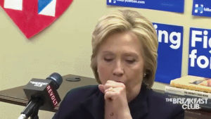 coughing,sick,hillary clinton,cough,hillary,eww