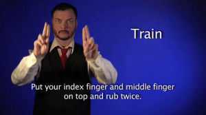 sign with robert,deaf,train,sign language,american sign language,swr