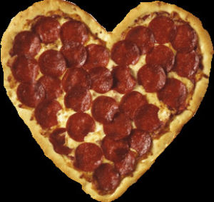 pizza,heart,transparent,in love,junkfood