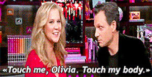 scandal,olitz,olivia pope,tony goldwyn,lmao,amy schumer,fanfiction,andy cohen,watch what happens live,fitz grant