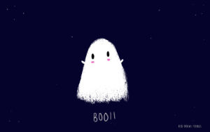 boo,ghost,art,digital,love,scary,cute,halloween,october,scared you