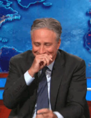 jon stewart,daily show,reaction s,cracking up,a t from heaven,seems like it lol