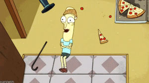 rick and morty,mr poopybutthole,pizza,crying,season 3