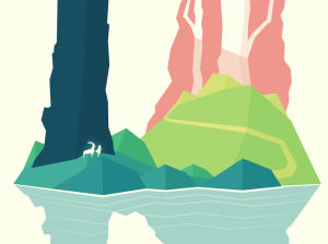 water,abstract,tree,wind,deer,forest,colours,vector,island