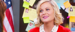 reaction,parks and recreation,leslie knope,mine parks and recreation