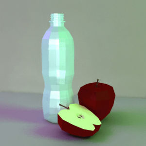 still life,water bottle,apples