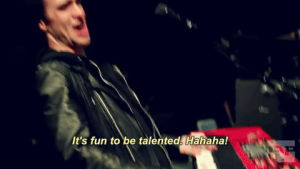 funny,brendon urie,panic at the disco,talented,altpress,aptv