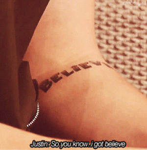 tatto,love,justin bieber,believe