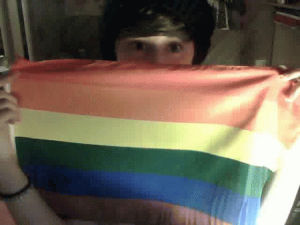 tomboy,rainbow,lgbt,myself,rainbow flag