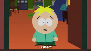shocked,butters stotch,agreeing,this is whitney