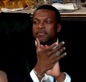 chris tucker,applause,clapping,golden globes,telelvision