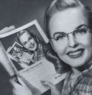 advertisement,eye,newspaper,smiling,magazine,stock,lady,girl,eyes,nice,glasses,vintage,eyewear,contact,getty,watch,infinite,paper,classy,optical,rayban,ophthalmologist,smile,black and white,news,ad,glass