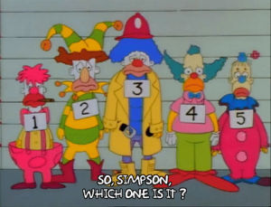 homer simpson,season 1,episode 12,krusty the clown,chief wiggum,1x12