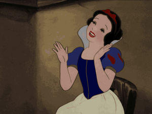 snow white and the seven dwarfs,disney,happy,excited,applause,clapping,joy,snow white