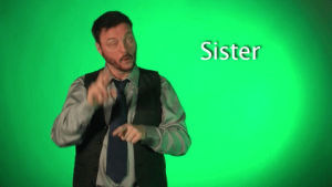 sign with robert,sign language,deaf,american sign language,sister,swr