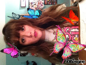 swag,blingee,butterflies