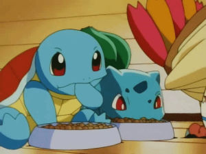 squirtle,togepi,pokemon,anime,kawaii,s01e78,whos downtown abbey