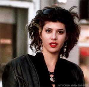 oh really,marissa tomei,my cousin vinny,is that so,crossing arms