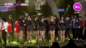 seolhyun,hyejeong,kpop,jimin,aoa,mina,excuse me,choa,yuna,show champion,thank your lucky stars,k pop