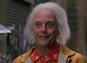 back to the future,doc brown,time travel,christopher lloyd,time machine,movie,part 2