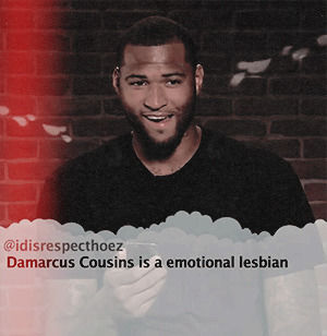 demarcus cousins,nba,aw,jeremy lin,paul george,mean tweets