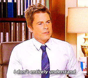 dont understand,chris traeger,tv,parks and recreation,confused,rob lowe