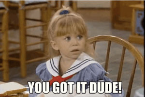 you got it dude,full house,michelle tanner