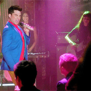 adam lambert,glee,into the groove,is far superior to any other pairing