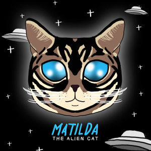 matilda,alien cat matilda,art,cat,design,illustration,artists on tumblr,pop aesthete,alien cat