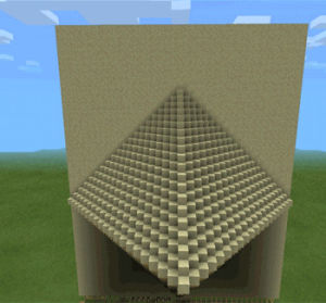 minecraft,pyramid,sand