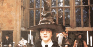 the sorting hat,harry potter,hp,gold,harry potter and the philosophers stone,ehpc