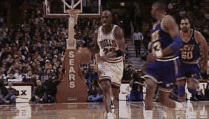 dunk,basketball,nba,1990s,michael jordan,chicago bulls,pass,scottie pippen,122395