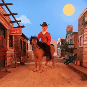 art,clint eastwood,stop motion,come at me bro,claymation,cowboy,mighty oak,danger,quickdraw,horse,wild west,animation,spaghetti western,stop motion animation,yeehaw,make my day,oh word